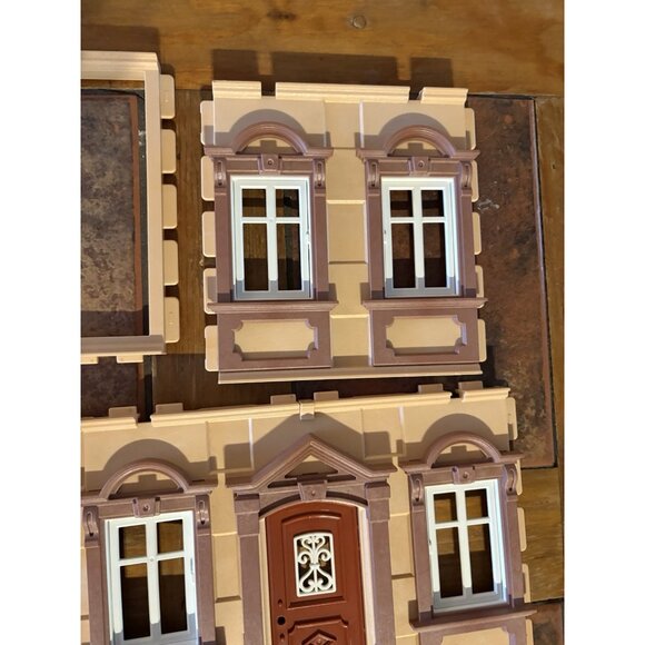 Playmobil Victorian Mansion 5300 Replacement Prts Fence Gate Walls Incomplete - Picture 5 of 8